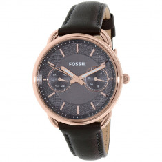 Ceas Fossil dama Tailor ES3913 gri Leather Quartz foto