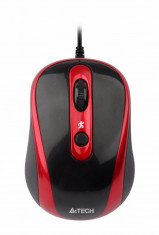 Mouse A4Tech N-250X-2 Black/Red Usb foto