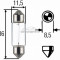 Bec SV8,5 12V 5W 11/35mm C5W HELLA 8GM 002 092-121