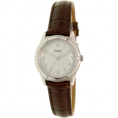 Ceas Timex dama TW2P76300 argintiu Leather Analog Quartz foto