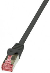 Cablu S/FTP LogiLink CQ2073S, Patchcord, CAT.6, 5 m (Negru) foto