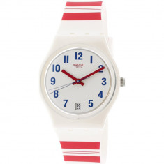 Ceas dama Swatch Rosalinie alb Silicone Quartz GW407 foto