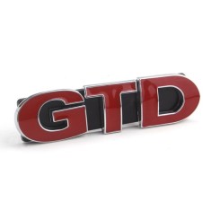 Emblema GTD Grila Rosu foto