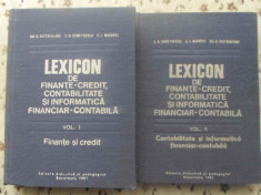 Lexicon De Finante-credit, Contabilitate Si Informatica Finan - Gh.d. Bistriceanu, C.g. Demetrescu, E.i. Macovei ,415515 foto
