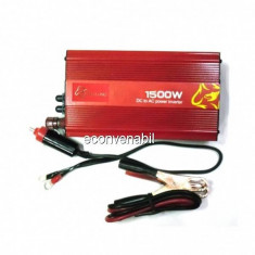 Invertor Auto 12V la 220V USB 1500W constant. max 875W Pililong foto
