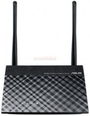 Router Wireless ASUS RT-N12 D1, 3 in 1 Router, Access Point, Range Extender, 300Mbps, 2.4GHz, 2 Antene externe 5dBi (Negru) foto