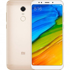 Smartphone Xiaomi Redmi 5 Plus , Dual Sim , 5.99 Inch , Octa Core , 3 GB RAM , 32 GB , Retea 4G , Android Nougat , Gold foto