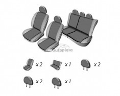 Set huse scaune DACIA LOGAN MCV 5 locuri (bancheta fractionata) UMBRELLA 45906 foto