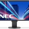 Monitor TN LED NEC MultiSync 22inch EA223WM, DVI, VGA, DisplayPort, USB, 5 ms, Boxe, Pivot (Negru)