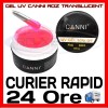 Gel UV Constructie Unghii Canni Roz Translucent 15ml - Manichiura Unghii False Gel