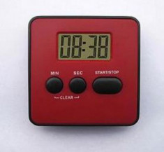 Timer digital pentru bucatarie Koch cu magnet de fixare 11609R (Rosu) foto