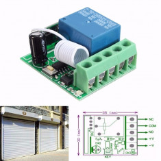 modul 1 releu cu invatare telecomenzi 12v 220v 315mhz / 433mhz foto