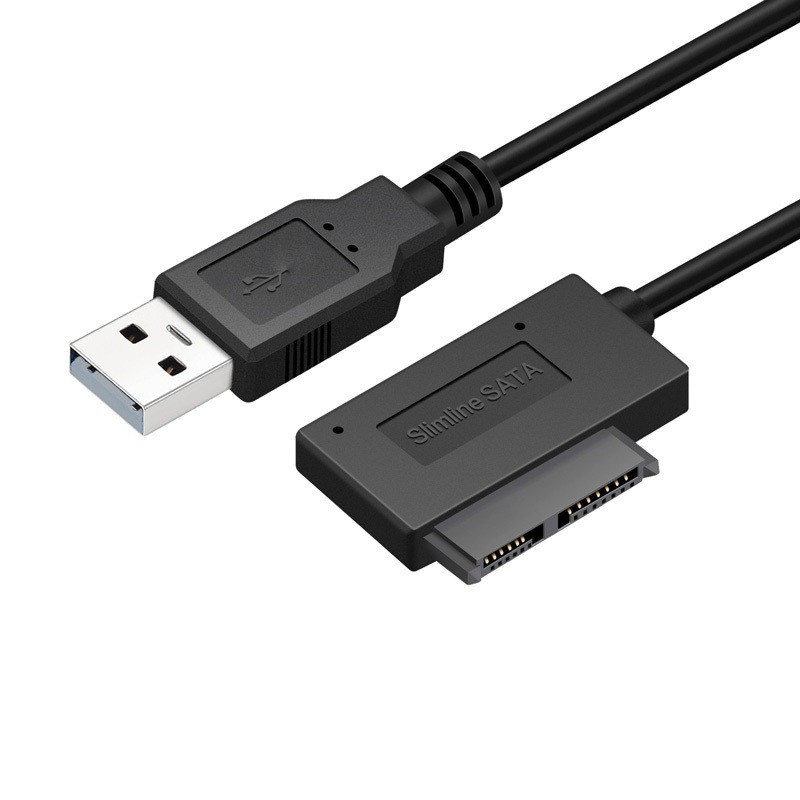 Cablu adaptor SATA 13 pini - USB 2.0 pt unitate optica laptop CD DVD Rom |  Okazii.ro