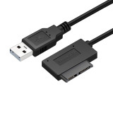 Cablu adaptor SATA 13 pini - USB 2.0 pt unitate optica laptop CD DVD Rom