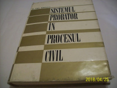 sistemul probator in procesul civil-autor dr.emil mihuleac , an 1979 foto