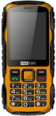 Telefon Mobil Maxcom Strong MM920, Ecran 2.8inch, Single Sim, 2G, Rezistent la apa si praf (Galben) foto