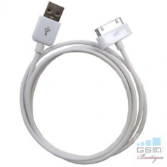 Cablu Incarcare Si Sincronizare Date Apple iPhone 4 Alb foto