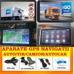 GPS Auto Navigatie ecran 7" AUTO GPS TIR GPS CAMION GPS HARTI FULL EUROPA 2018