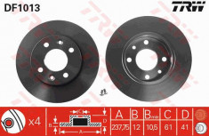 Disc frana TRW DF1013 foto