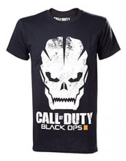 Tricou Call Of Duty Black Ops 3 Grunge Skull Logo Marime L foto