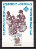 AUSTRIA 1981 - REABILITAREA PERSOANELOR CU HANDICAP. ILUSTRATA MAXIMA, FD18