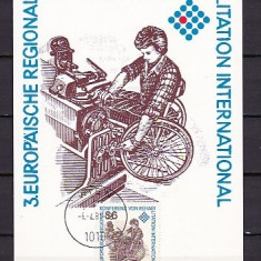 AUSTRIA 1981 - REABILITAREA PERSOANELOR CU HANDICAP. ILUSTRATA MAXIMA, FD18