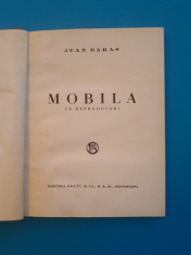 MOBILA cu reproduceri ^ JEAN BARAS = an 1945 foto