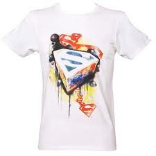 Tricou Superman Hero Graffiti Marime S foto