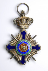 Ordinul / Decoratia Steaua Romaniei Cavaler, tip1, Militari Pe timp de Pace foto