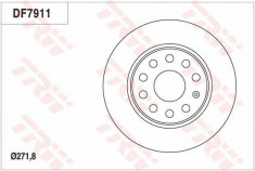 Disc frana TRW DF7911 foto