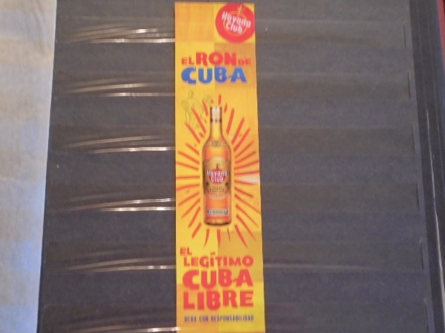 CALENDAR 2017 TIP SEMN DE CARTE CU RECLAMA LA HAVANA CLUB- CUBA.