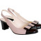 Pantofi dama eleganti, decupati, din piele naturala - 157NLTAUPE