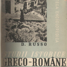 Studii istorice greco-romane D. Russo 2 vol. Fundatia Regele Carol II 1939