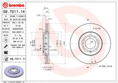 Disc frana BREMBO 09.7011.14 foto