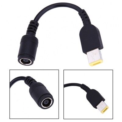 Adaptor incarcator laptop Lenovo IBM mufa rotunda la mufa dreptunghiulara foto