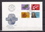 ELVETIA 1975 - FDC SERIE COMPLETA - ANIVERSARI, FD17