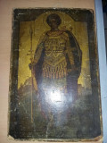 Icoana veche 34 cm/22 cm,carton,nu s-a intervenit in curatarea Iconei,T.GRATUIT