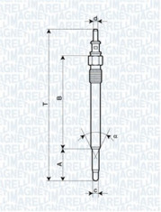 Bujie incandescenta MAGNETI MARELLI 062900012304 foto