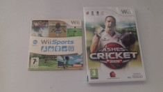 LOT 2 jocuri - Wii Sports + Cricket - Nintendo Wii [Second hand] foto