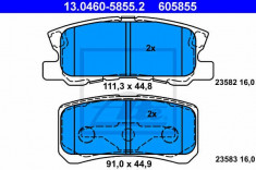 Set placute frana ATE 13.0460-5855.2 foto