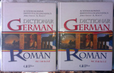 DICTIONAR GERMAN-ROMAN, vol.1-2, Editura Univers Enciclopedic foto