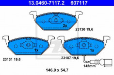 Set placute frana ATE 13.0460-7117.2 foto