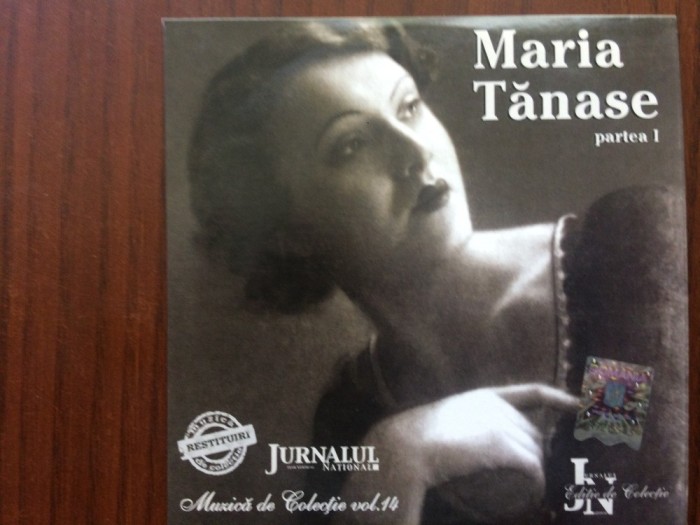 maria tanase partea 1 cd disc muzica populara de colectie jurnalul national