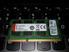 Memorie Laptop SODIMM Kingston 8GB DDR3 PC3-10600S 1333Mhz 1.5V foto