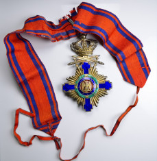 Ordinul / Decoratia Steaua Romaniei Comandor Militari pe timp de Pace foto