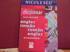 VIOLETA NASTASESCU- DICTIONAR ECONOMIC ENGLEZ ROMAN/ ROMAN ENGLEZ- CARTONAT,