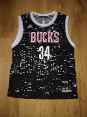 Maiou Adidas NBA Milwaukee Bucks marimea S foto