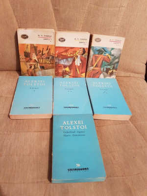 PETRU I/CALVARUL/GOBELINUL REGINEI MARIE ANTOINETTE-ALEXEI TOLSTOI (7 VOL) foto