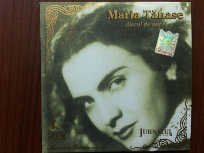 maria tanase discul de aur cd disc muzica populara colectia jurnalul national NM foto