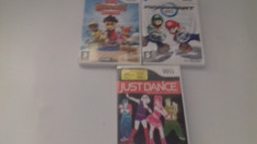 LOT 3 jocuri - Mario Kart - Big Beach Sports Just Dance Nintendo Wii [Second h] foto